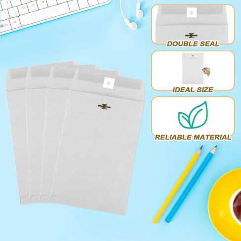 50 Pcs Manilla Envelopes Clasp Envelope Kraft Catalog Envelope with Clasps Closure 28 lb Kraft Paper Envelope for Storing or Mailing Envelopes Home Office Business Supplies (Brown, 10x13) in Saudi Arabia