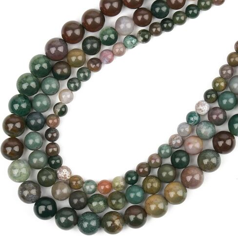 Red Striped Agate 6mm Round Beads, 60 Pcs Natural Stone Gemstone Beads for Jewelry Making, DIY Crafts, Bracelets, Necklaces, and Earrings in Saudi Arabia