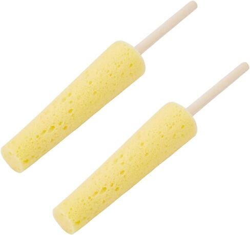BENECREAT 2Pcs Yellow Pottery Sponge for Clay, Pottery Trimming Tools Ceramic Throwing Stick Clay & Pottery Sculpture Sponge for Artist Clay and Pottery Cleanup in Saudi Arabia