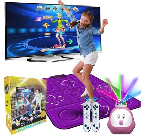 Dance Mat for Kids and Adults,Electronic Dance Mats for TV,Musical Dance Game Mat for Girls Boys with AR Camera,Birthday/Christmas Day Gifts for Kids Adults in Kuwait