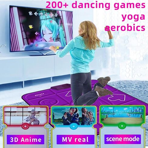 Dance Mat for Kids and Adults,Electronic Dance Mats for TV,Musical Dance Game Mat for Girls Boys with AR Camera,Birthday/Christmas Day Gifts for Kids Adults in Kuwait