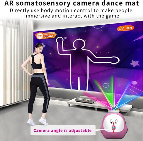 Dance Mat for Kids and Adults,Electronic Dance Mats for TV,Musical Dance Game Mat for Girls Boys with AR Camera,Birthday/Christmas Day Gifts for Kids Adults in Kuwait