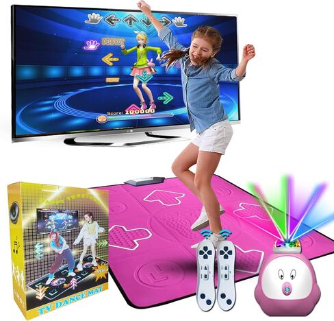 Dance Mat for Kids and Adults,Electronic Dance Mats for TV,Musical Dance Game Mat for Girls Boys with AR Camera,Birthday/Christmas Day Gifts for Kids Adults in Kuwait