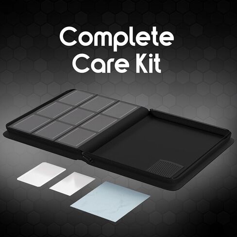 Toploader Binder for Trading Cards & Sports Cards | Top Loader Binder for Cards with Care Kit | TCG Binder 252 Pockets 25 Toploaders & Penny Sleeves | Trading Card Binder - Pokemon, Yugi-Oh & More in Kuwait
