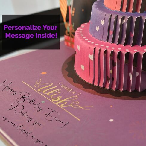 3D Pop Up Happy Birthday Cards for Men – LED Fireworks & Music with Blow The Candle, Gold Crown, 3D Balloons, Blue Design - Happy Birthday Card for Him - Dad, Husband, Boys & Son (8.27" x 5.27") in Saudi Arabia