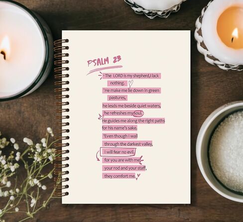 Trendy Coquette Christian Notebook,Christian Gifts Prayer Journal for Woman,Bible Verses Notebook for Note Taking Church Work,College Ruled Hardcover Spiral Notebook 5.5 x 8.3 in Saudi Arabia