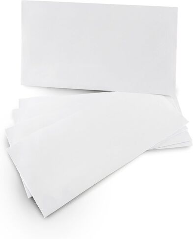 Aimoh #6 3/4 Security Tinted Self-Seal Envelopes - No Window, Size 3-5/8 X 6-1/2 Inches - White - 24 LB - 100 Count (34600) in Kuwait