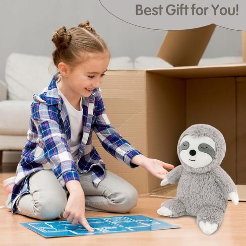 Weighted Stuffed Animals Highland Cow Plush Heated Microwavable Weighted Plushies Stuffy Lavender Scented Highland Cow Stuffed Animal Calming Gift for Kids and Adults in Kuwait