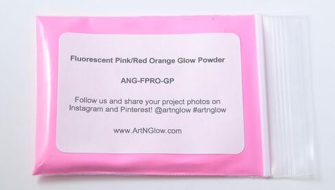 Glow in The Dark Pigment Powder - Neutral and Fluorescent Color for Art Painting, Fine Art, Nail Art Paint, and DIY Crafts - Long Lasting, 10+ Color Options - Fluorescent Purple - (60 Grams) in Saudi Arabia