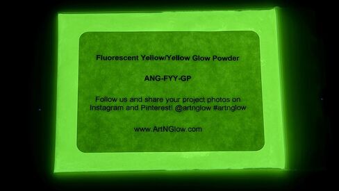 Glow in The Dark Pigment Powder - Neutral and Fluorescent Color for Art Painting, Fine Art, Nail Art Paint, and DIY Crafts - Long Lasting, 10+ Color Options - Fluorescent Purple - (60 Grams) in Saudi Arabia