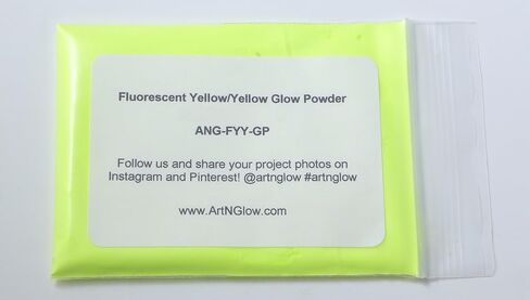 Glow in The Dark Pigment Powder - Neutral and Fluorescent Color for Art Painting, Fine Art, Nail Art Paint, and DIY Crafts - Long Lasting, 10+ Color Options - Fluorescent Purple - (60 Grams) in Saudi Arabia