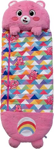 Happy Nappers: Care Bears Sleep Sack Medium - Bedtime Bear - 54 x 20, 2-in-1: Plush Character Opens to Sleeping Bag, Soft Nap & Play Animal, Kids 3+ in Kuwait