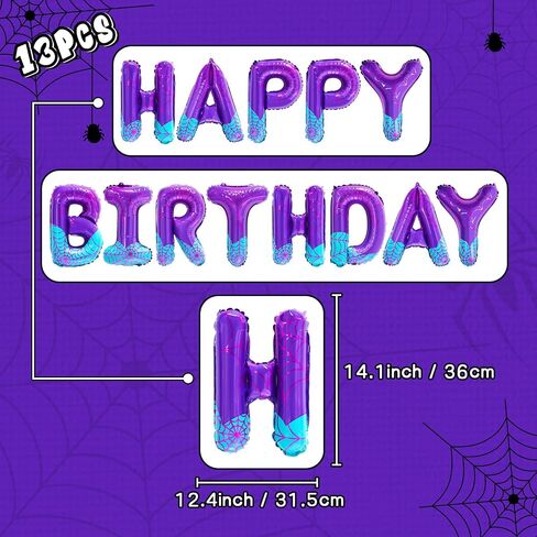 Spider Theme Happy Birthday Banner Party Decorations Balloons Letters Signs Superhero Party Supplies for Boy in Saudi Arabia