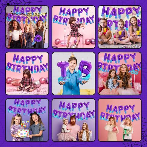 Spider Theme Happy Birthday Banner Party Decorations Balloons Letters Signs Superhero Party Supplies for Boy in Saudi Arabia