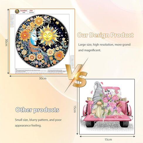 DOMROM Black Cat Diamond Painting Kits for Adults, Cat 5D Special Shape Diamond Painting Kits for Beginners, Crystal Rhinestones Diamond Painting kit for Home Wall Decor Gift 12x12 inch in Saudi Arabia