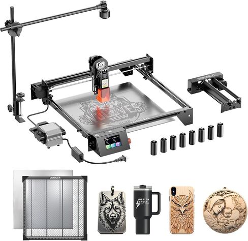 Longer New LightBurn Camera Kit for Laser Engravers – 5MP HD Precision Auto Positioning, Supports Video Recording, Multi-Task Engraving, and Job Preview, Covers a Large Area of 740x560mm in Saudi Arabia
