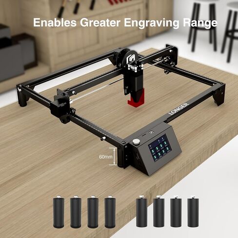 Longer New LightBurn Camera Kit for Laser Engravers – 5MP HD Precision Auto Positioning, Supports Video Recording, Multi-Task Engraving, and Job Preview, Covers a Large Area of 740x560mm in Saudi Arabia