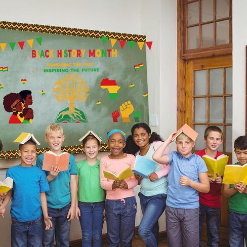 103Pcs Large Winter Bulletin Board Decorations Set, Winter Snowflake Snowman Decorations Cutouts with Bulletin Board Borders Seasonal Classroom Decorations School Home Office Wall Decor in Kuwait