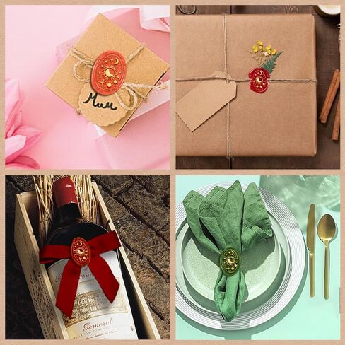 1pc Fern Leaf Wax Sealing Stamp Vintage Botanical Sealing Wax Stamp Gift for Christmas 20x30mm Oval Removable Brass Head Stamp with Wooden Handle for Envelope Invitation Wedding Decoration in Saudi Arabia