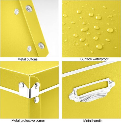SeekInd صندوق تخزين ، صناديق تخزين مزخرفة مع غطاء ، 3 في مجموعة واحدة ، تثبيت الدبوس الصحفي ، مقاومة للرطوبة ، قابلة للطي لتخزين توفير المساحة ، للملابس ، مستحضرات التجميل ، البطانيات (الأرجواني) in Kuwait