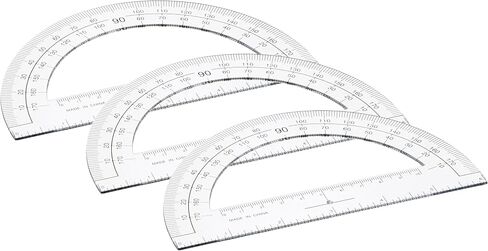 Sparco Plastic Protractor, 6-Inch Long, Clear (SPR01490) in Saudi Arabia
