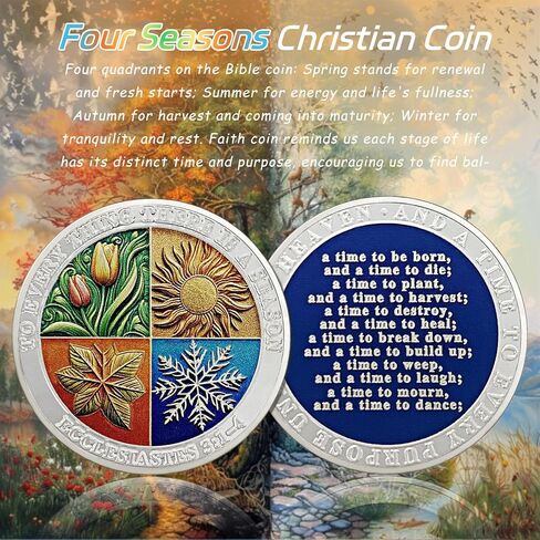 The Lord is My Rock Christian Challenge Coin - Psalm 18:2 Jesus Religious Token - Sailing Anchor God Pocket Bible Verses Chip for Study - Good Luck Commemorative Gifts for Men Women Kids Coworker in Kuwait