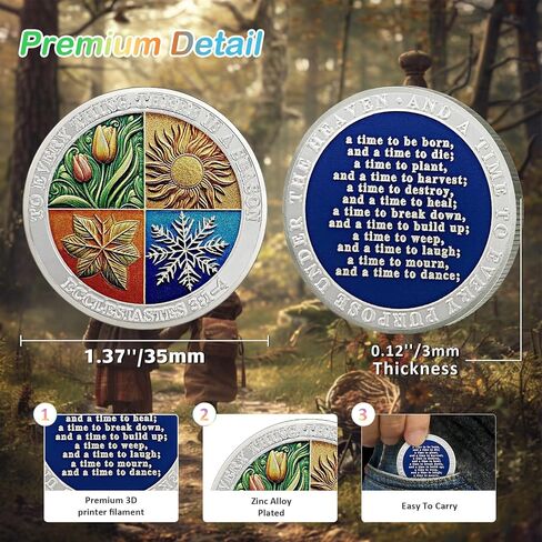 The Lord is My Rock Christian Challenge Coin - Psalm 18:2 Jesus Religious Token - Sailing Anchor God Pocket Bible Verses Chip for Study - Good Luck Commemorative Gifts for Men Women Kids Coworker in Kuwait