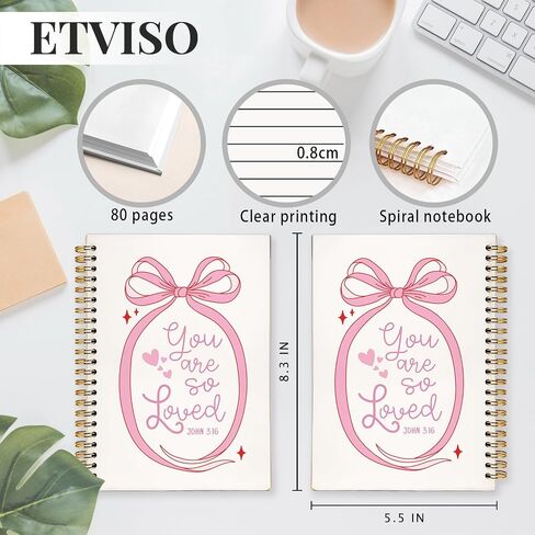 Pink Christian Notebook for Women, God is Good All the Time Bible Journaling, Prayer Journal for Woman, Church Notes Notebook, Scripture Hardcover Spiral Notebooks 5.5x8.3 Inch in Kuwait
