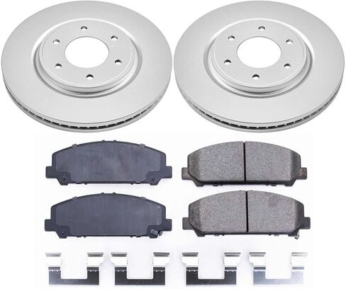 POWERSTOP KOE2961 مجموعة فرامل بديلة أمامية متخصصة - دوارات فرامل OE ووسادات فرامل سيراميك in Kuwait