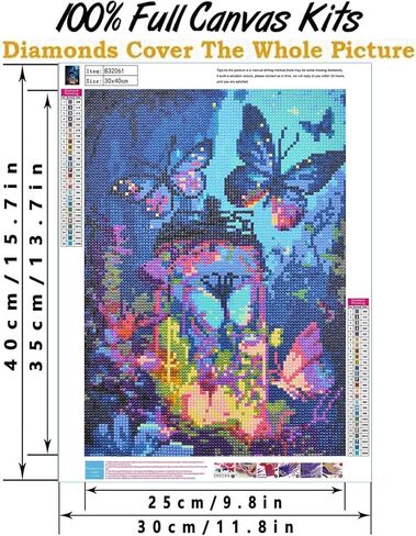 مجموعات فن الماس Filaslft Flower للبالغين ، ومجموعات الطلاء الماس للبالغين ، وطلاء فن الماس المصقول مع الماس مثالي لديكور الجدار المنزلي 12x16 بوصة in Kuwait