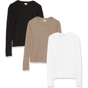 Splendid Women's Crewneck Basic Tee, 3-Pack