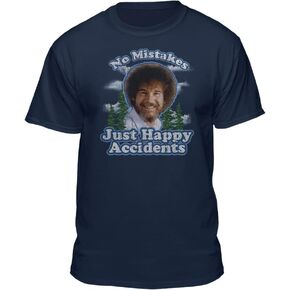 Bob Ross No Mistakes/Positive Vibes T-Shirts