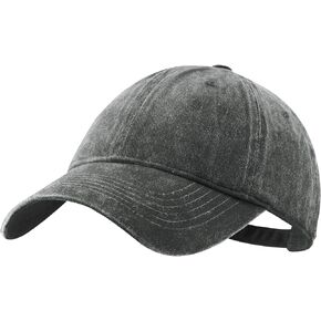 VODIORE Vintage Washed Baseball Cap Distressed Baseball Hat 2 Pack Unisex Adjustable Dad Hats for Women Men