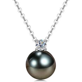 Mothers Day Gifts for Women Wife gifts Anniversary Tahitian Black Pearl Necklaces for Women-Jewelry Gifts for Mom - Birthday Christmas Valentine's Day Jewelry