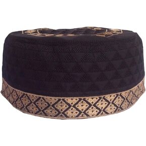 Kufi Men's Unisex Muslim Men Prayer Cap Ramadaan Caps Eid Kufis Handmade Namaz Hat Beanie