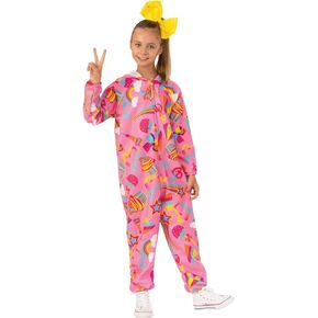 Rubies JoJo Siwa Child's Pink One-Piece Jumpsuit Costume, Medium