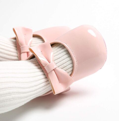 قطعتان/مجموعة من أحذية الأميرة ماري جين المسطحة الناعمة للأطفال الرضع مع عصابة رأس in Kuwait