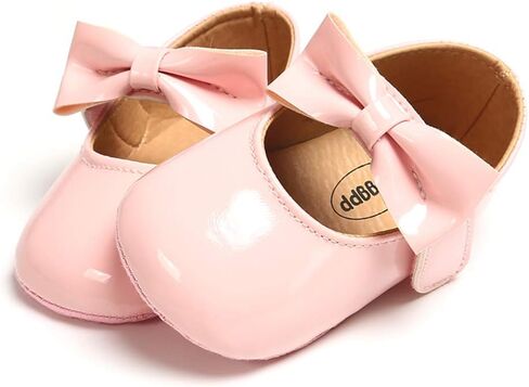 قطعتان/مجموعة من أحذية الأميرة ماري جين المسطحة الناعمة للأطفال الرضع مع عصابة رأس in Kuwait