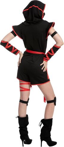 Spooktacular Creations Halloween Adult Ninja Costume for Women Dress Up, Costume Party, Trick or Treating, Cosplay Party in Saudi Arabia