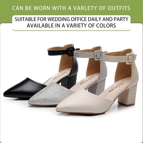 Majin Closed Shoes for Women Comfortable Dress Shoes Woman Wedding Shoes for Women Block Heel Shoes for Women Women Pumps Work Shoes Women Business Casual 2.5 Inch in Saudi Arabia