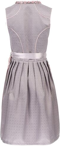 فستان مهرجان أكتوبر البافاري الأصيل للنساء الألماني كرنفال الهالوين مقاس 4-16 رمادي وردي in Kuwait