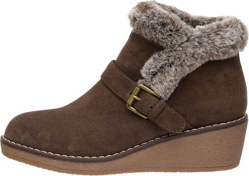 CUSHIONAIRE Women's Rhodes wedge bootie +Memory Foam in Saudi Arabia