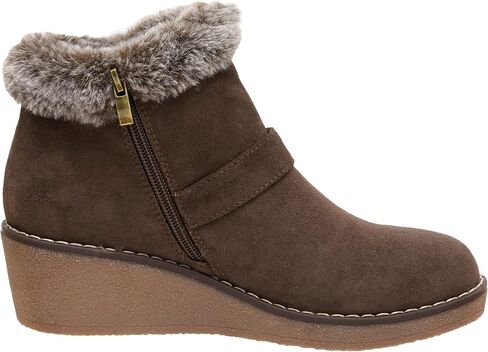 CUSHIONAIRE Women's Rhodes wedge bootie +Memory Foam in Saudi Arabia