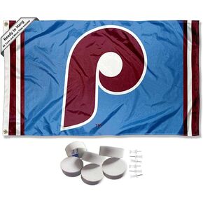 Philadelphia Phillies Retro Vintage Banner and Tapestry Wall Tack Pads