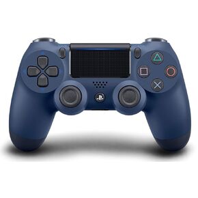 DualShock 4 Wireless Controller for PlayStation 4 - Midnight Blue (Renewed)