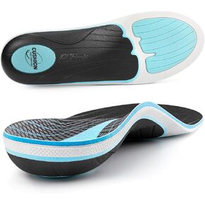 PCSsole Work Comfort Orthotic Insoles - 220+ lbs Heavy Duty High Arch Support Inserts with Shock Absorption - Foot Pain Relief for Plantar Fasciitis - Anti Fatigue - Work Boot Shoe Insoles Men Women