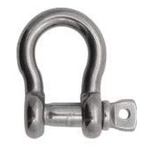 US STAINLESS Stainless Steel (316) Bow Shackle 1/2" Forged US Type Oversized 5/8" Pin Marine Grade