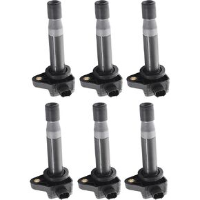ENA Ignition Coil Pack of 6 for 3.5L 2008 2009 2010 2011 2012 2013 2014 2015 2016 2017 Compatible with Honda Odyssey Accord Crosstour Acura TL RL TSX 3.5 V6 Coils for UF603 IC693 C1624 30520R70A01