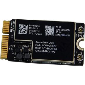 Willhom BCM94360CS2 WiFi Bluetooth Airport Wireless Card Replacement for MacBook Air 11" A1465 (2013, 2014, 2015) 13" A1466 (2013, 2014, 2015, 2017) (661-7465, 661-7481, 653-0023)