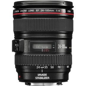 Canon 344B006 EF 24-105mm f/4.0 L is USM Lens (Certified Refurbished)